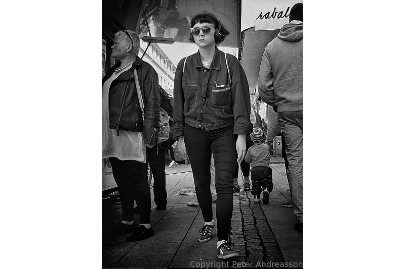 Street photography in Bor&aring;s, Sweden.